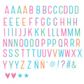 A Little Lovely Company Pastel letter set