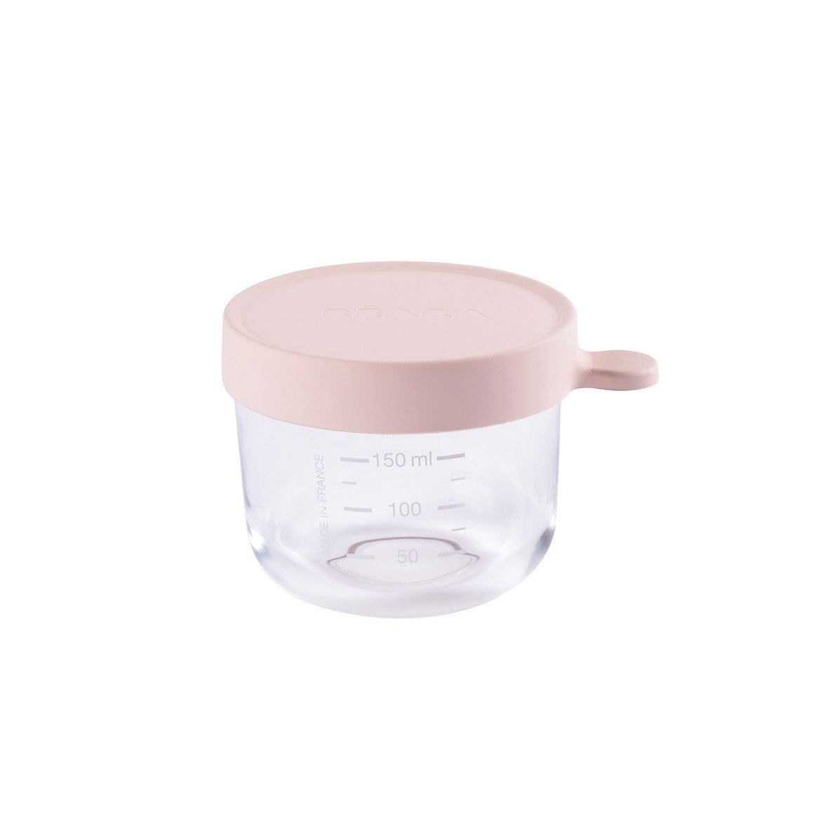 Beaba Glass Jar 150ml Pink