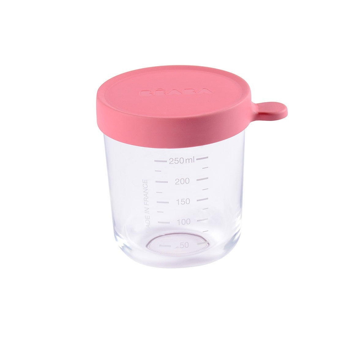 Beaba Glass Jar 250ml Vintage Pink