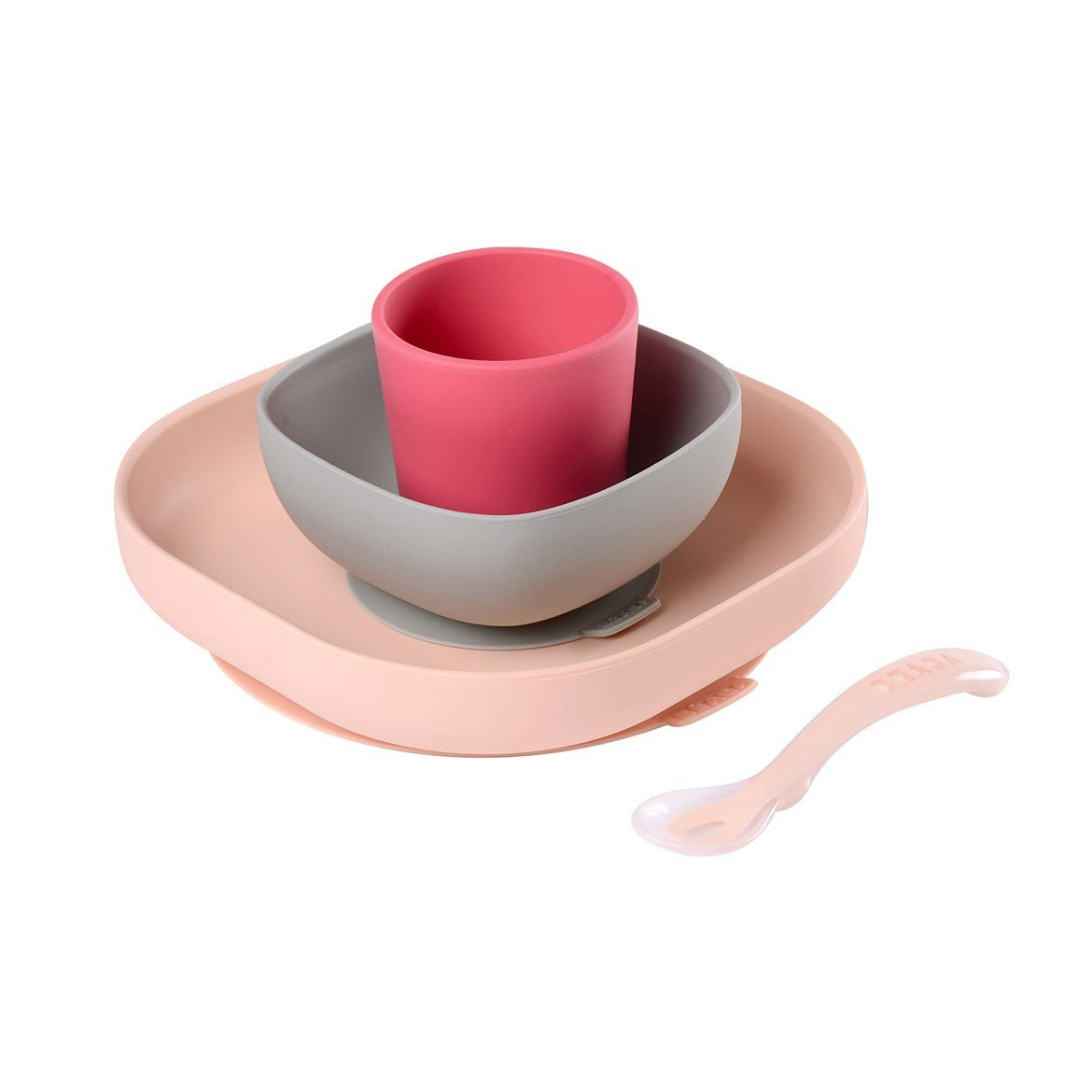 Beaba Silicone Meal Set Pink