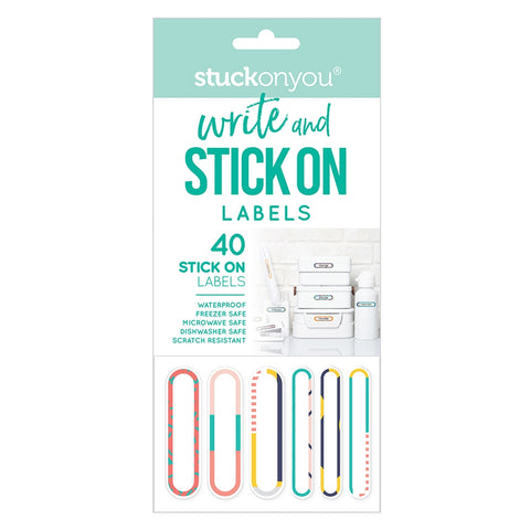 Stuckonyou® Write and Stick On Labels - Unisex