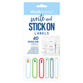 Stuckonyou® Write and Stick On Labels - Boy