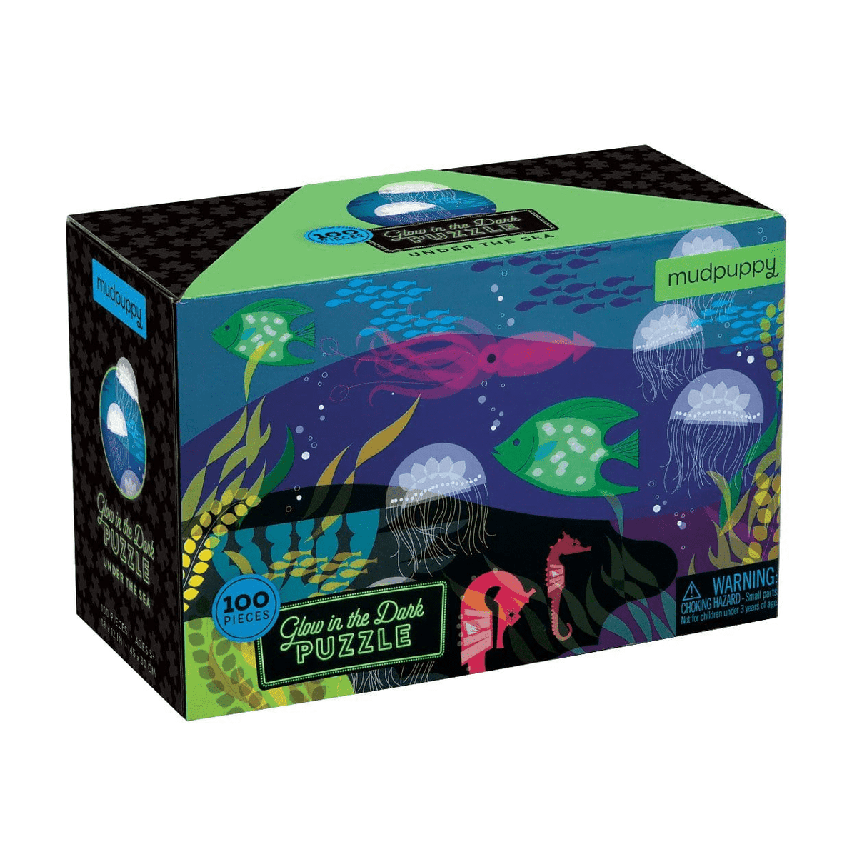 Mudpuppy Glow In The Dark Puzzle - Under the Sea