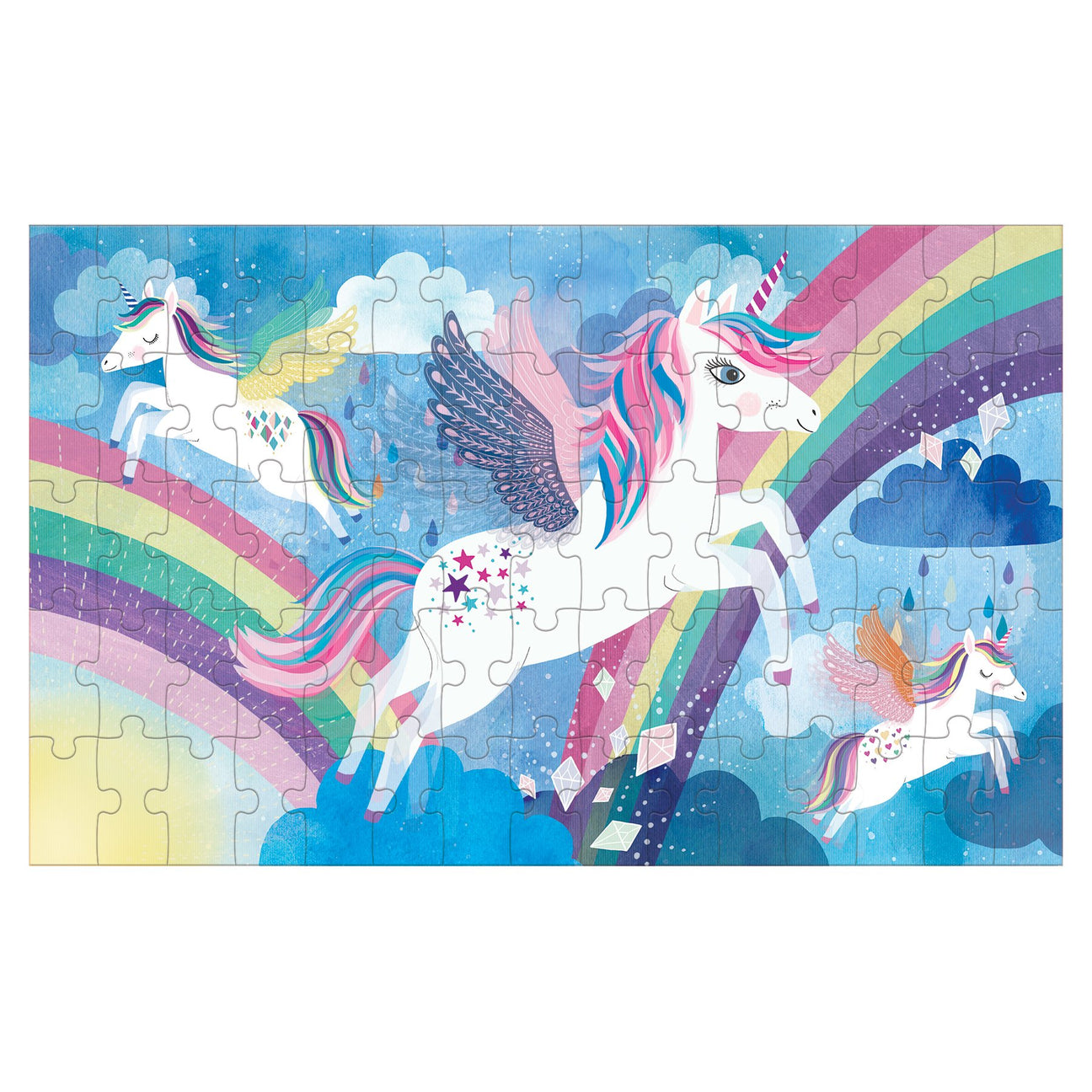 Mudpuppy 75 Piece Lenticular Puzzle - Unicorn Magic – Minim Kids