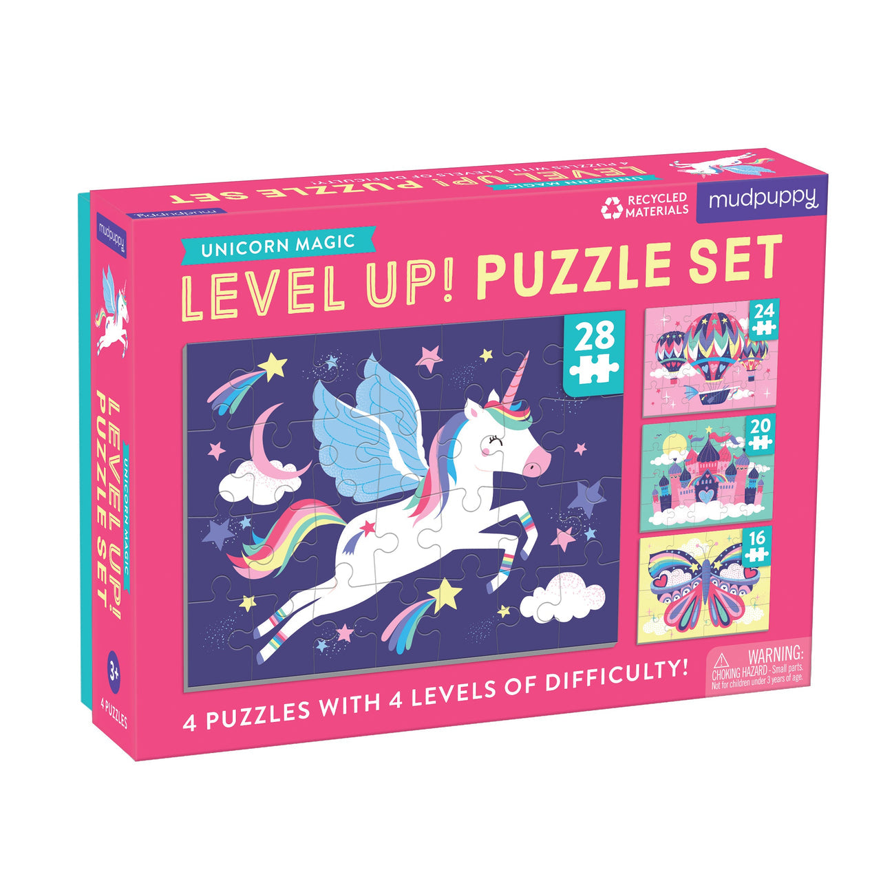 Mudpuppy Level Up! Puzzle Set - Unicorn Magic – Minim Kids